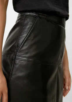 Rock aus echtem Leder-Comma Discount