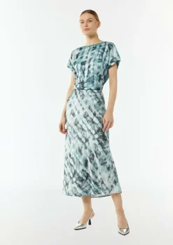 Rock mit All-Over-Print-Comma Sale