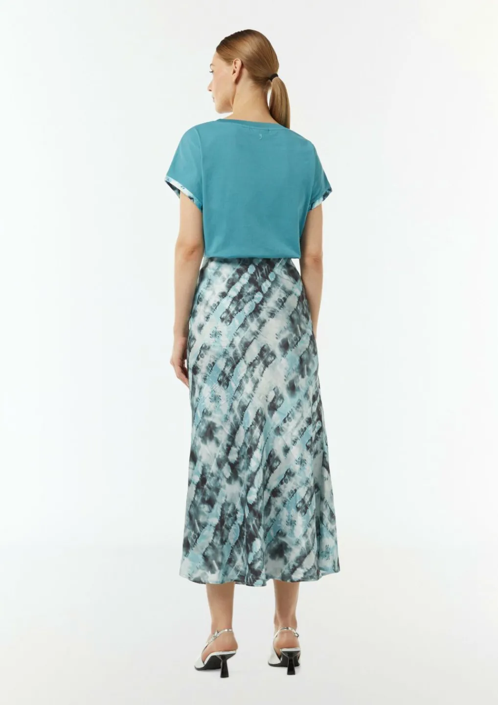 Rock mit All-Over-Print-Comma Sale
