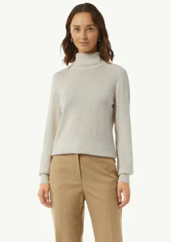 Rollkragenpullover aus Kaschmirmix-Comma Sale