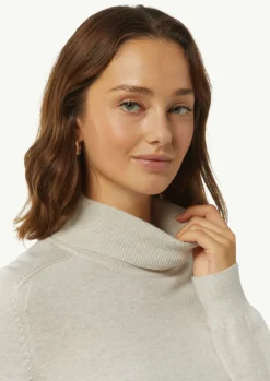 Rollkragenpullover aus Kaschmirmix-Comma Sale