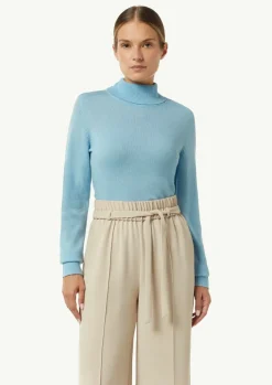 Rollkragenpullover aus Kaschmirmix-Comma Discount