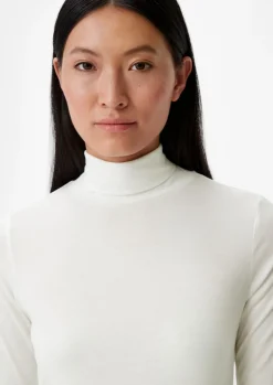 Rollkragenpullover aus Micromodalmix-Comma Outlet