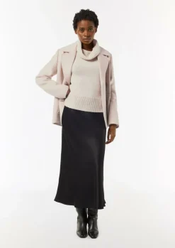 Rollkragenpullover mit Zopfdetail-Comma Clearance
