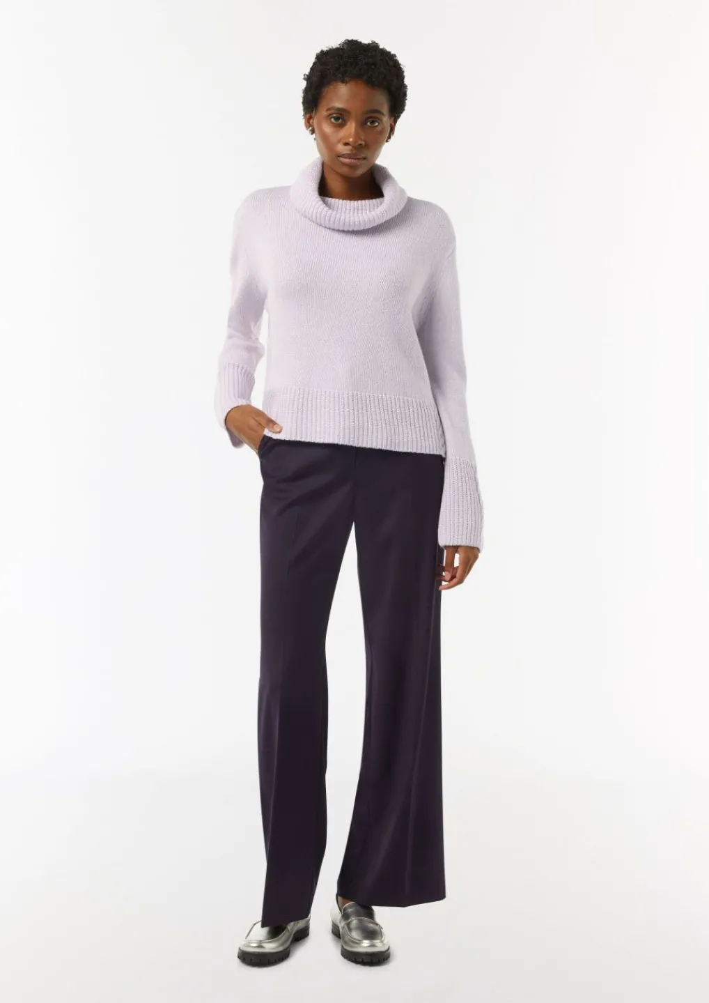 Rollkragenpullover mit Zopfdetail-Comma Sale