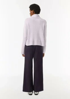 Rollkragenpullover mit Zopfdetail-Comma Sale