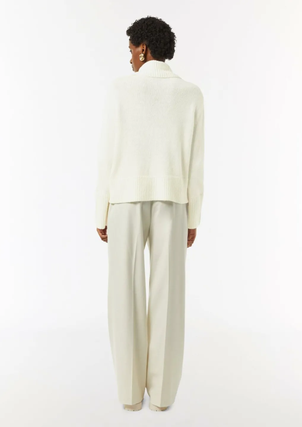 Rollkragenpullover mit Zopfdetail-Comma Outlet