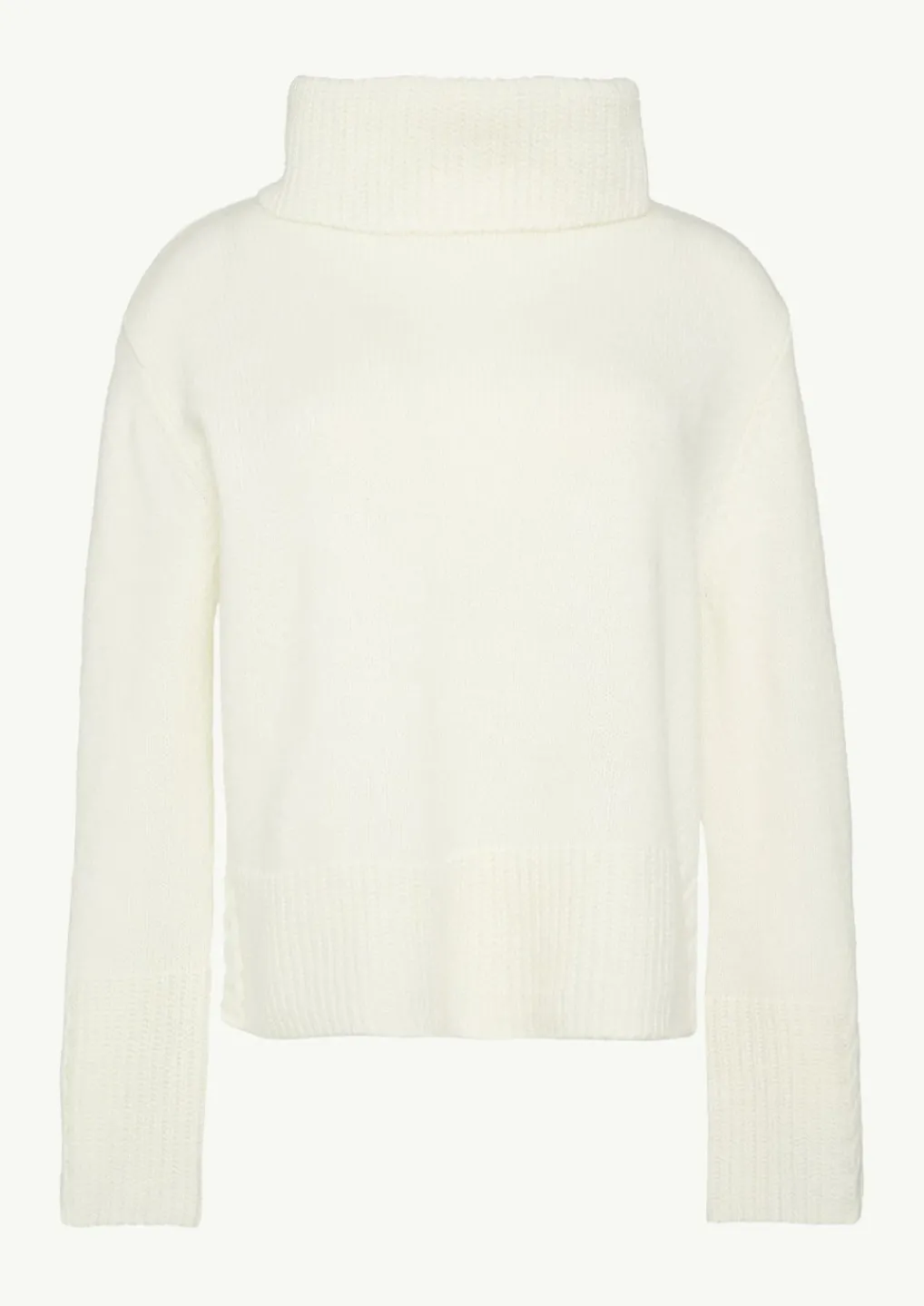 Rollkragenpullover mit Zopfdetail-Comma Outlet