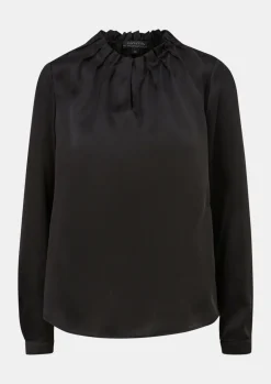 Satinbluse aus reiner Seide-Comma Hot