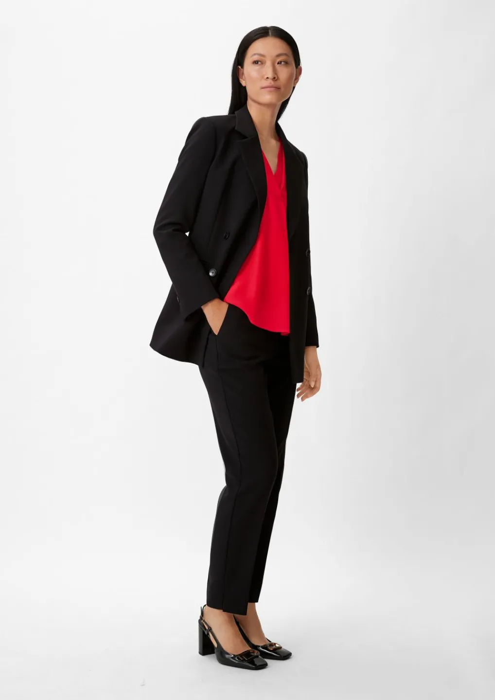 Satinbluse aus Viskose-Comma Sale