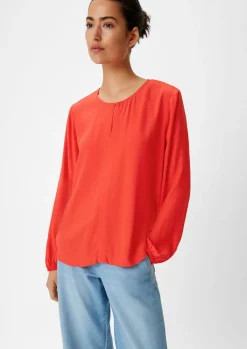 Satinbluse aus Viskose-Comma Online