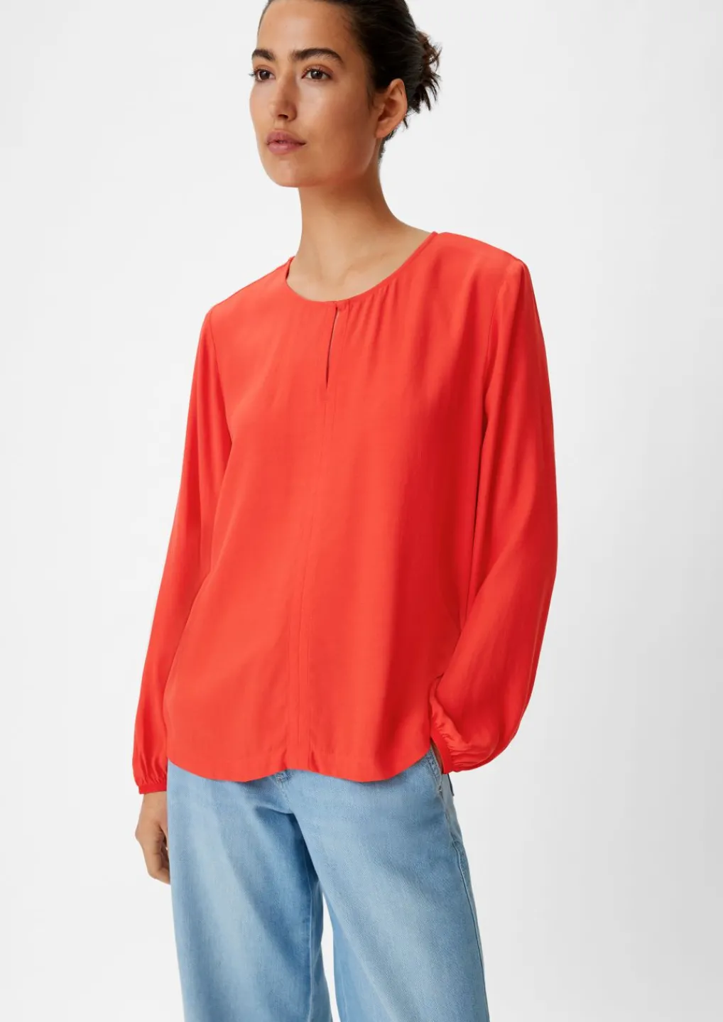 Satinbluse aus Viskose-Comma Online