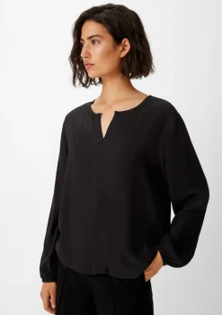 Satinbluse aus Viskose-Comma Hot