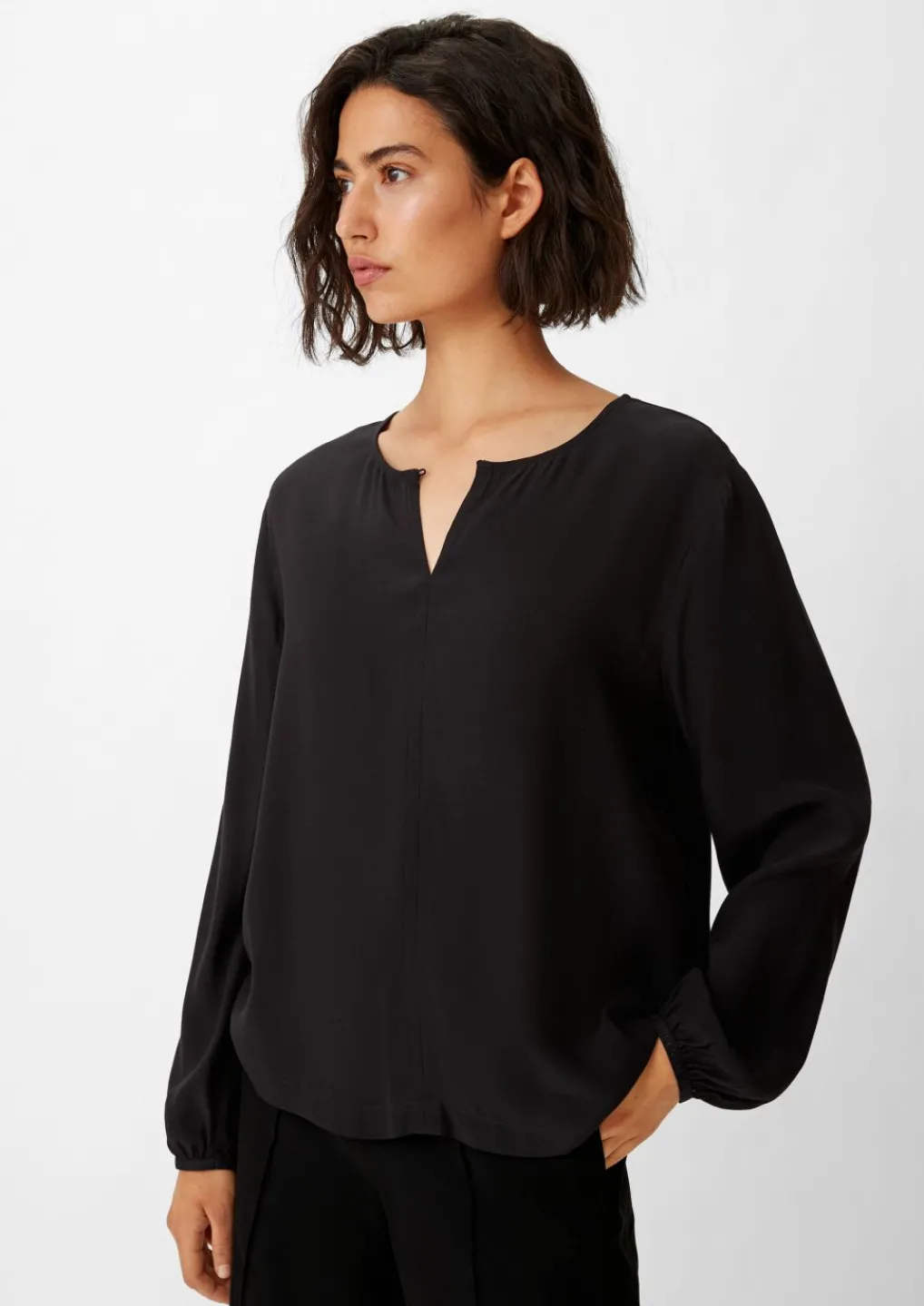 Satinbluse aus Viskose-Comma Hot