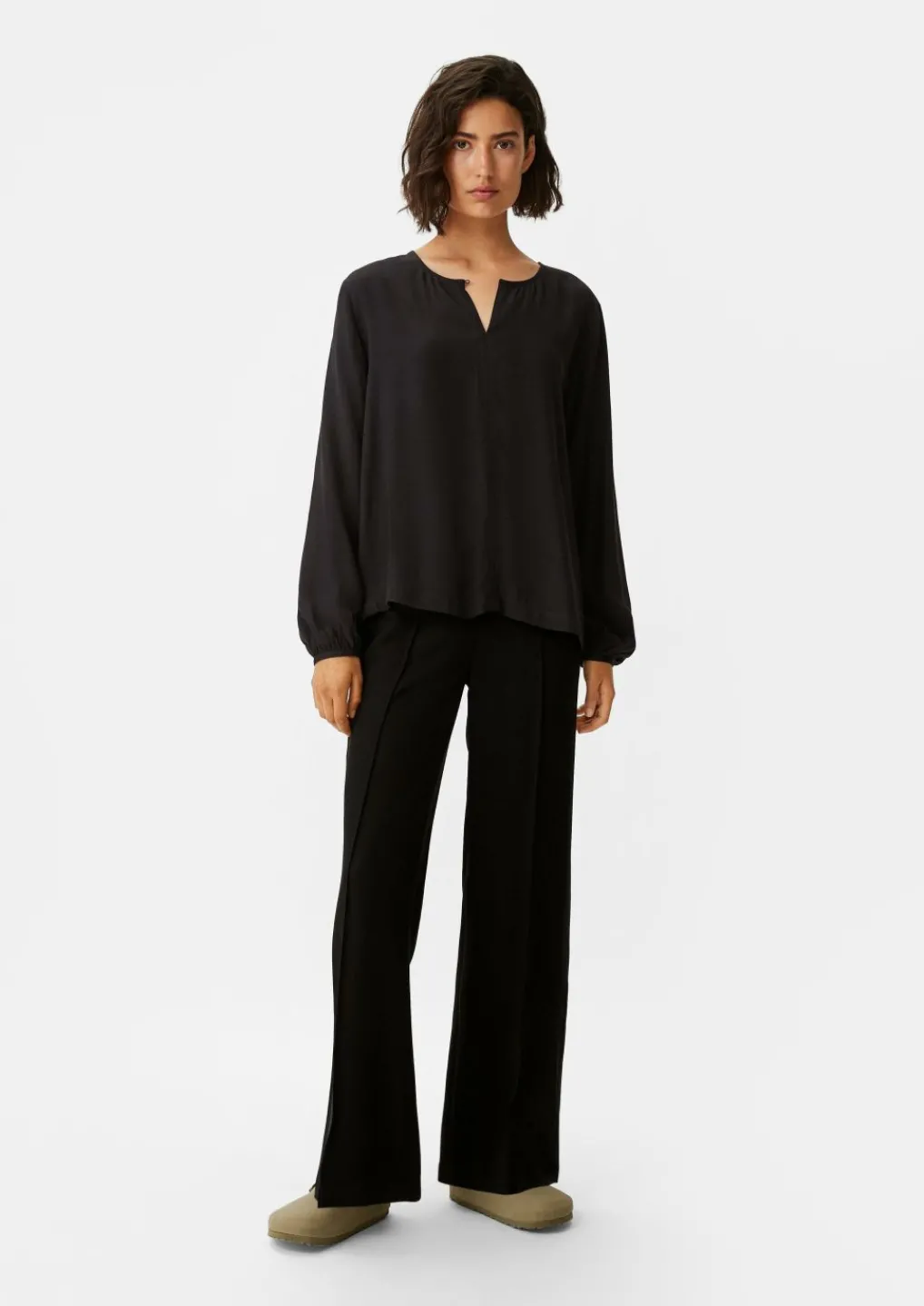 Satinbluse aus Viskose-Comma Hot