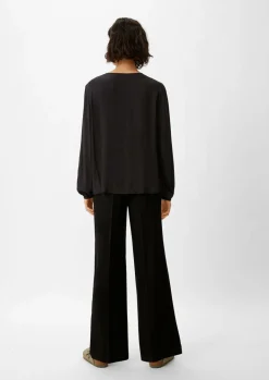 Satinbluse aus Viskose-Comma Hot