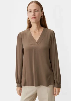 Satinbluse aus Viskosemix-Comma Online