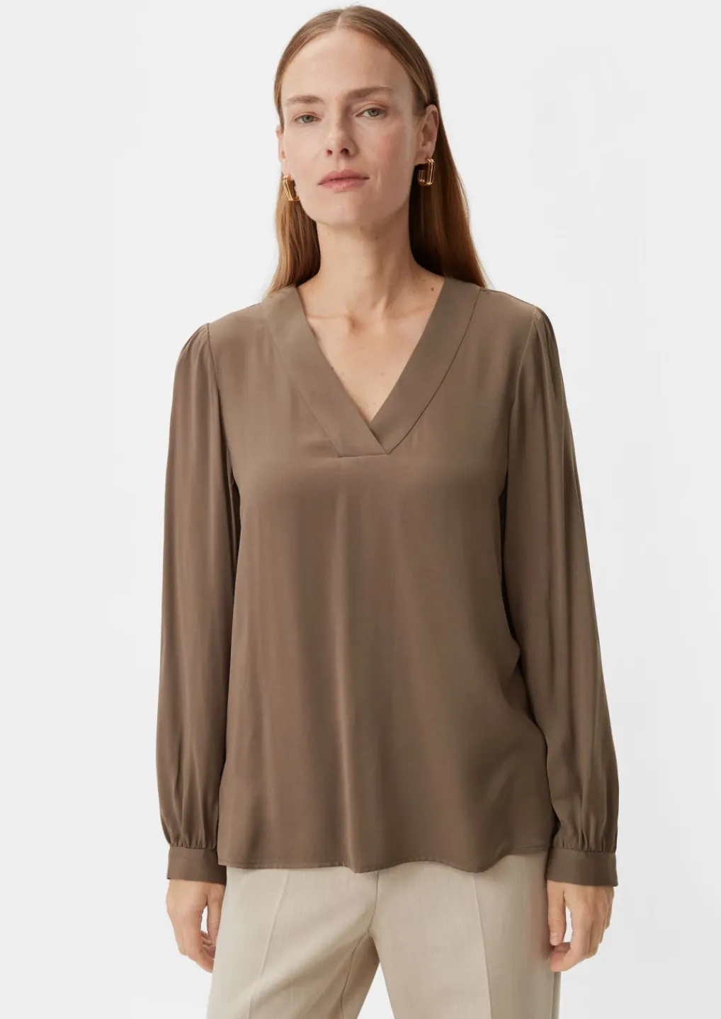 Satinbluse aus Viskosemix-Comma Online