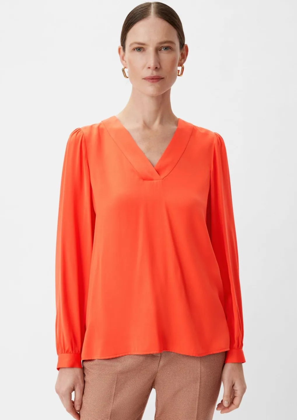 Satinbluse aus Viskosemix-Comma Discount