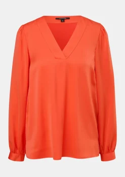 Satinbluse aus Viskosemix-Comma Discount