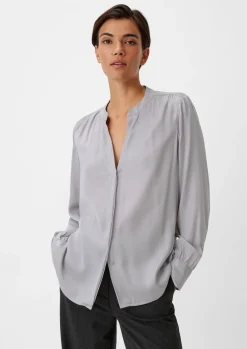 Satinbluse aus Viskosemix-Comma Fashion