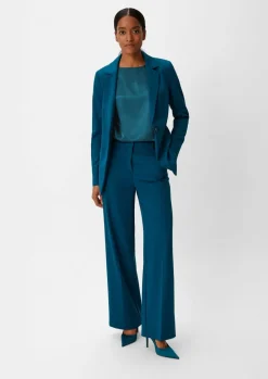 Satinbluse aus Viskosemix-Comma Outlet