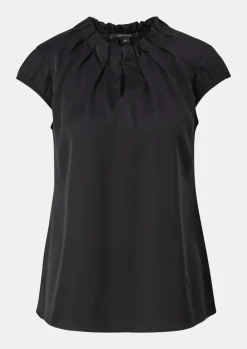 Satinbluse mit Raffung-Comma Clearance