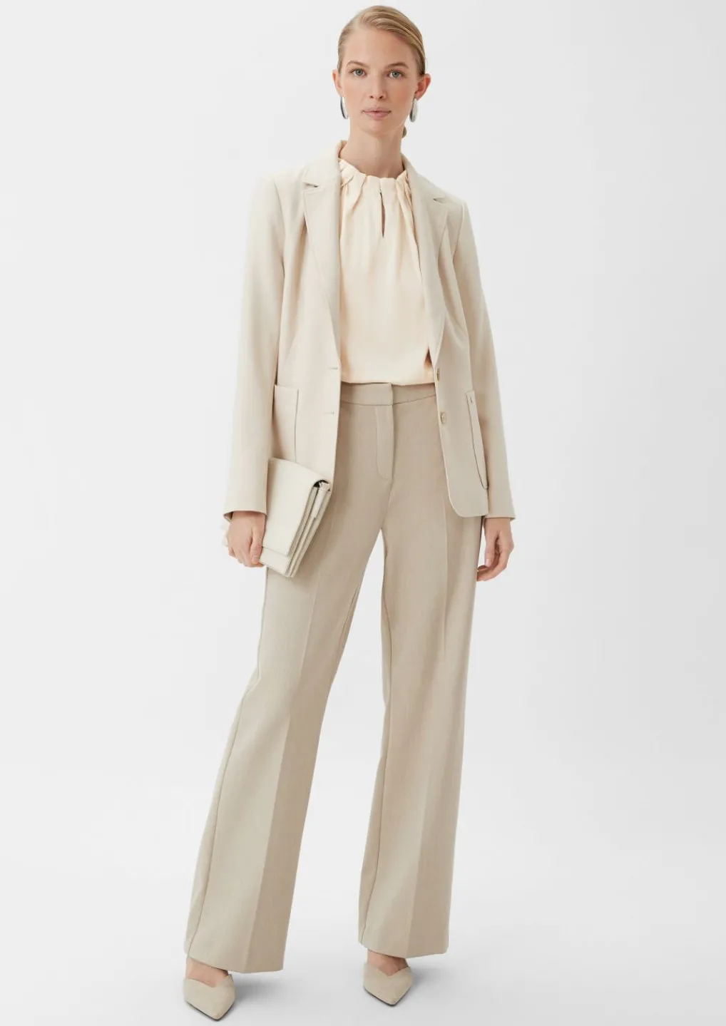 Satinbluse mit Raffung-Comma Online