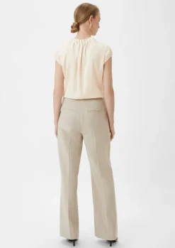 Satinbluse mit Raffung-Comma Online