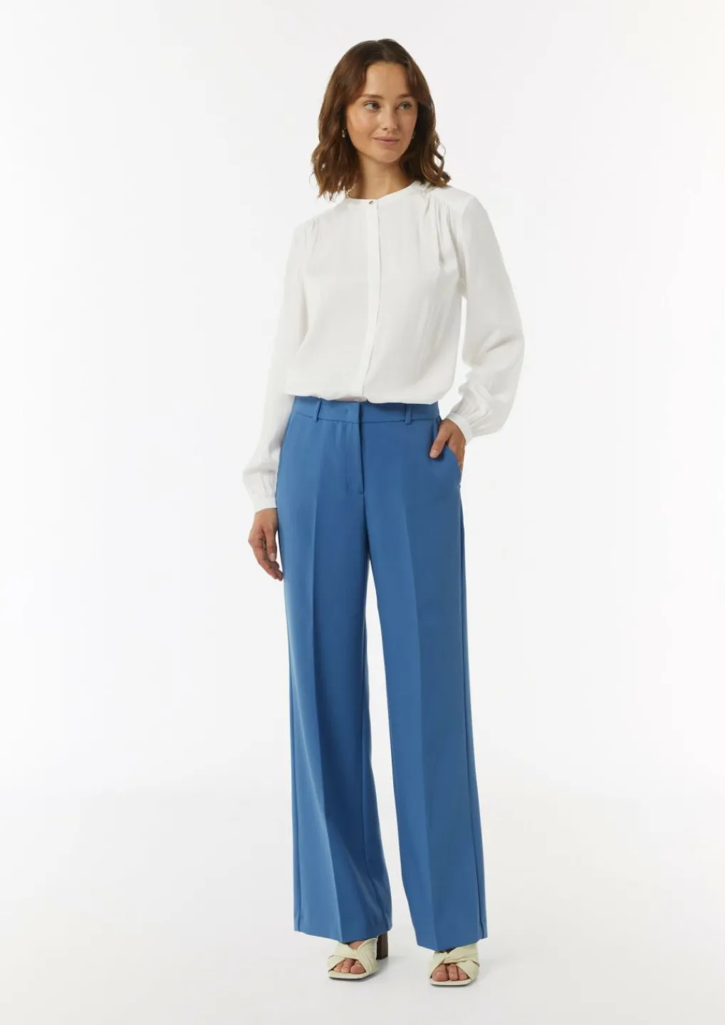 Satinbluse mit Raffung-Comma Fashion