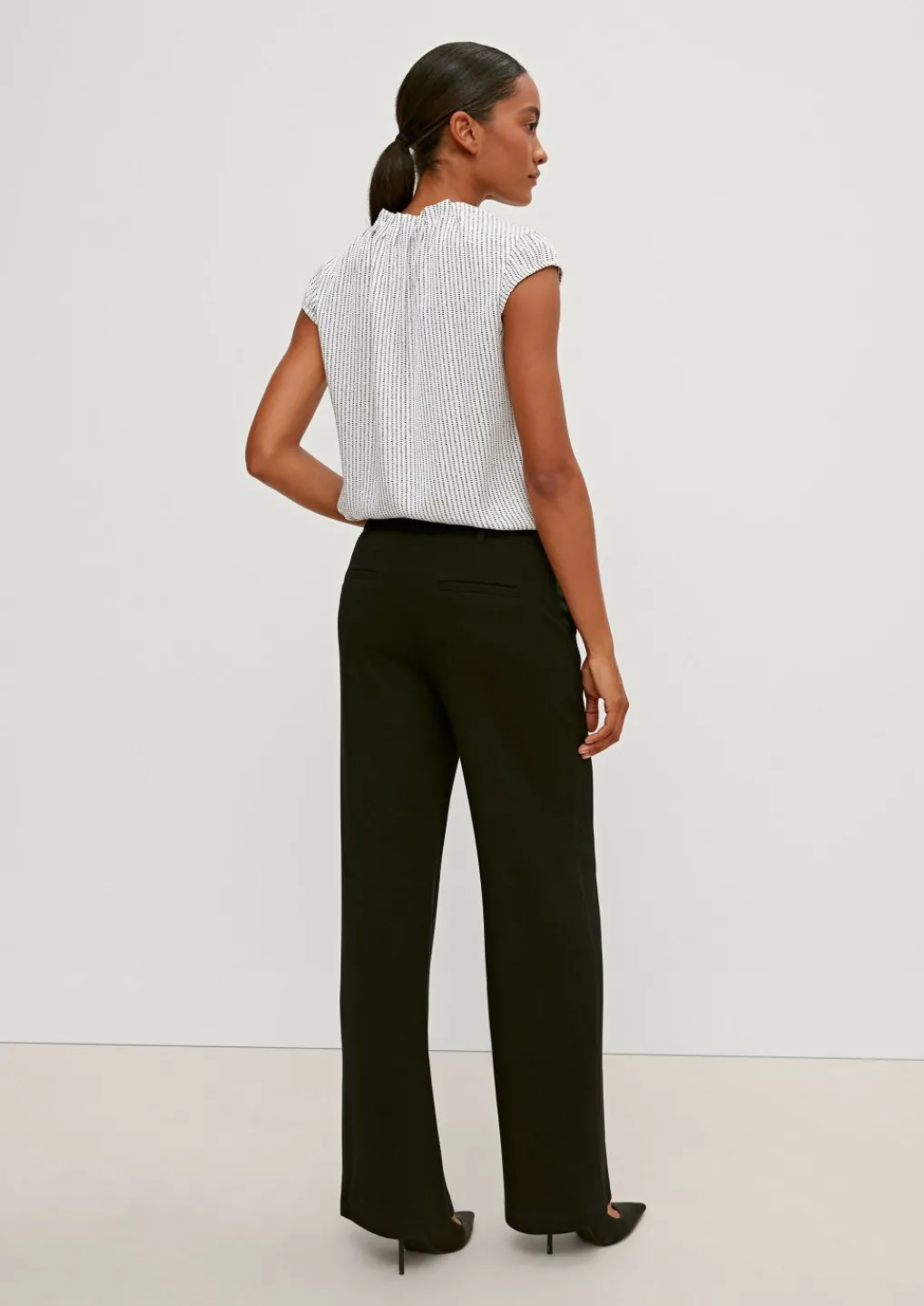 Satinbluse mit Raffung-Comma Clearance
