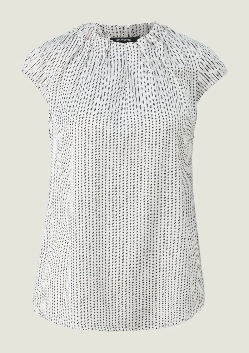 Satinbluse mit Raffung-Comma Clearance
