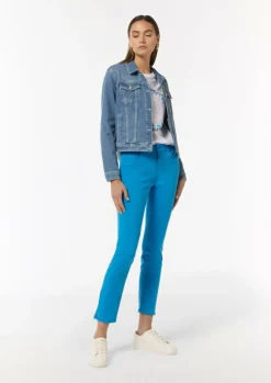 Satinhose im Skinny Fit-Comma Hot