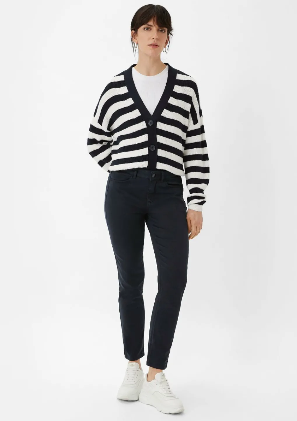 Satinhose mit Skinny Leg-Comma Best