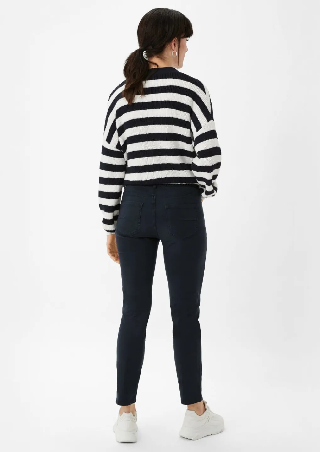 Satinhose mit Skinny Leg-Comma Best