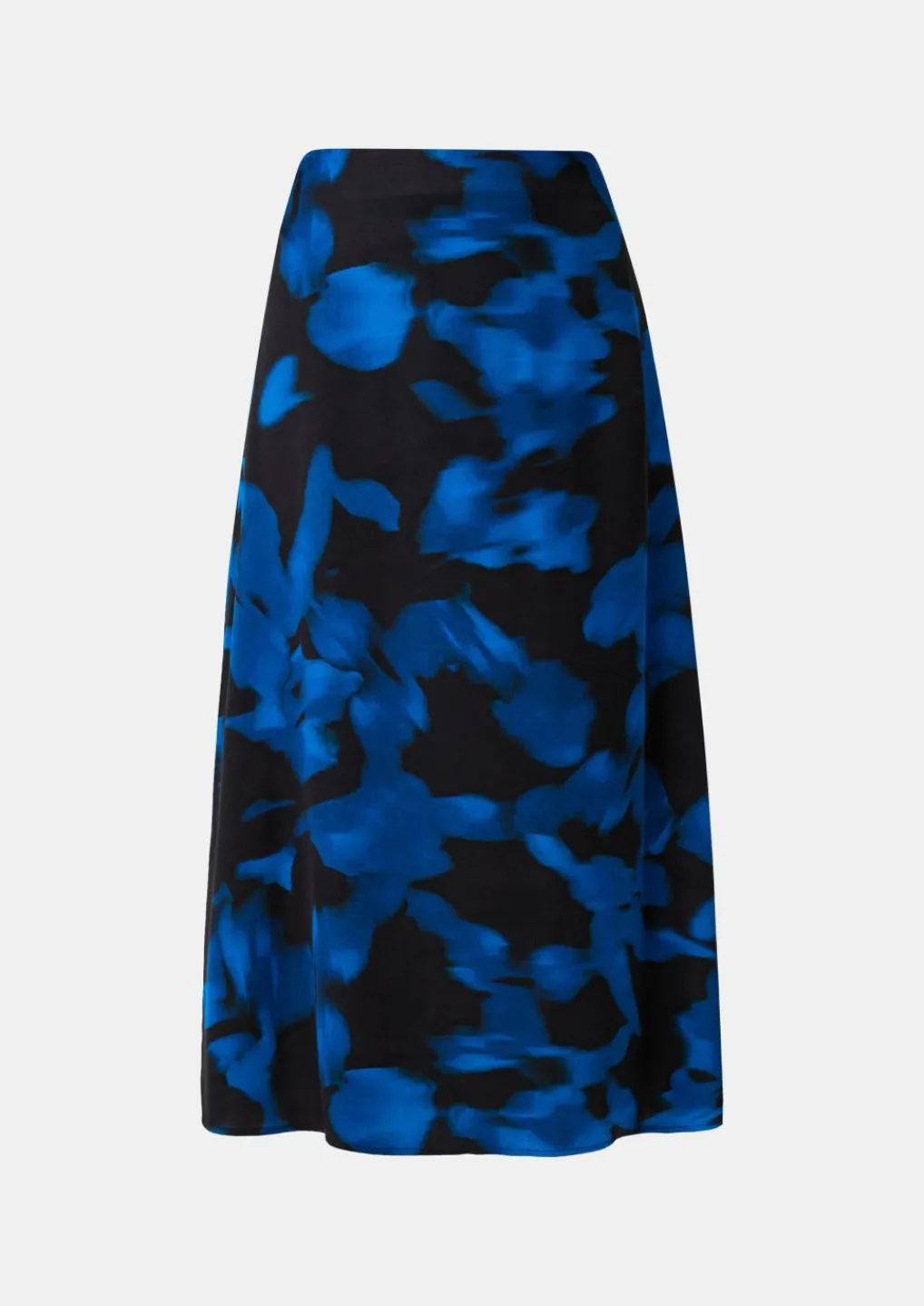 Satinrock mit All-over-Print-Comma Outlet