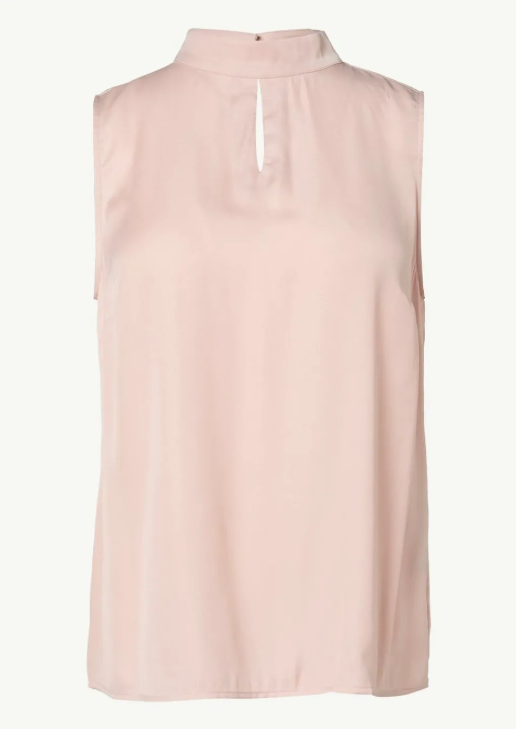 Satin-Top mit Cut-out-Comma Hot