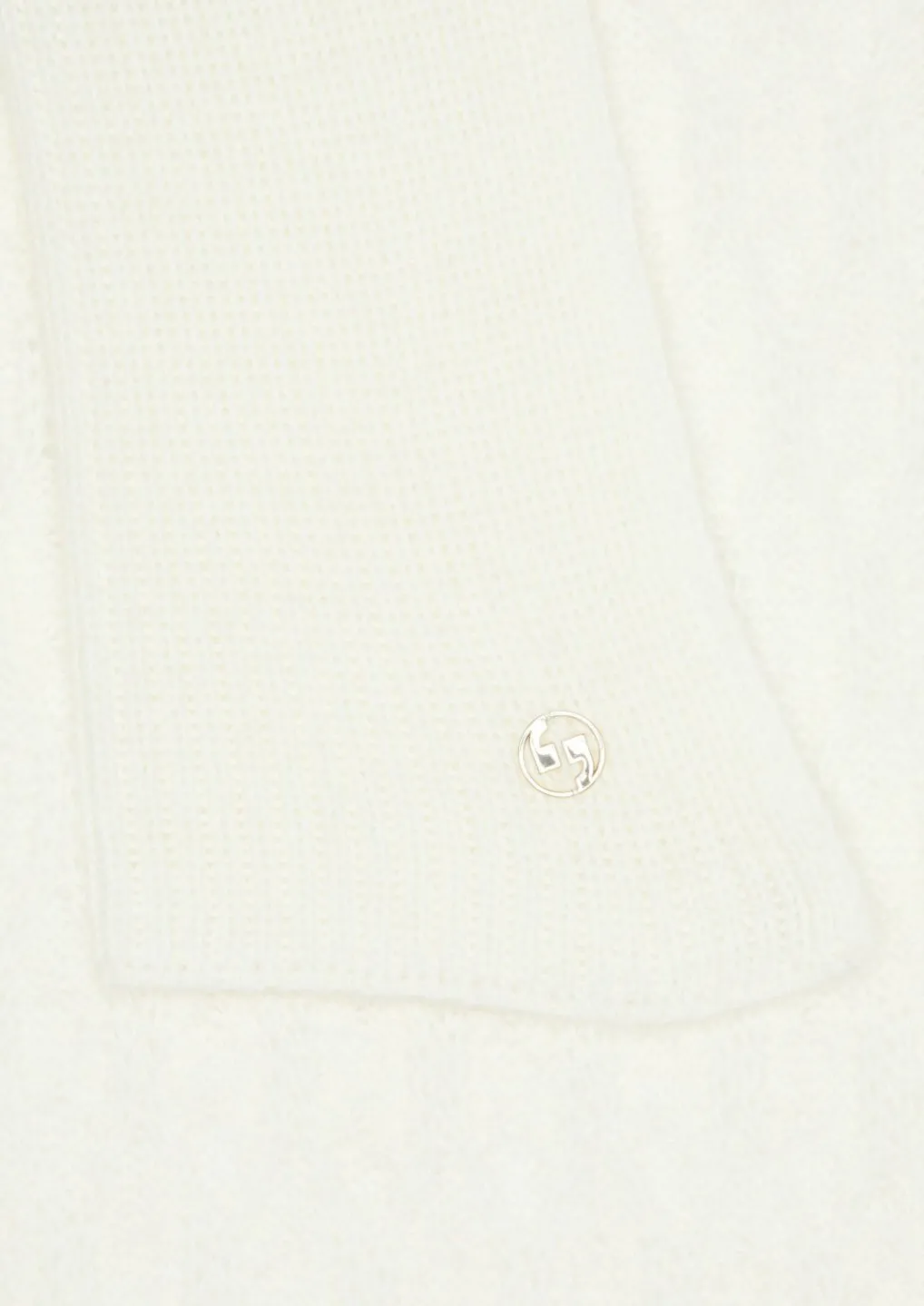 Schal aus Strick mit Kontrastdetails-Comma Sale
