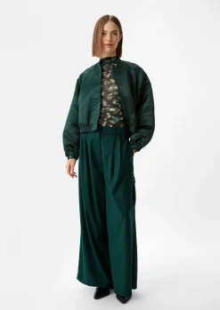 Schimmernde Bomberjacke aus Satin-Comma Clearance