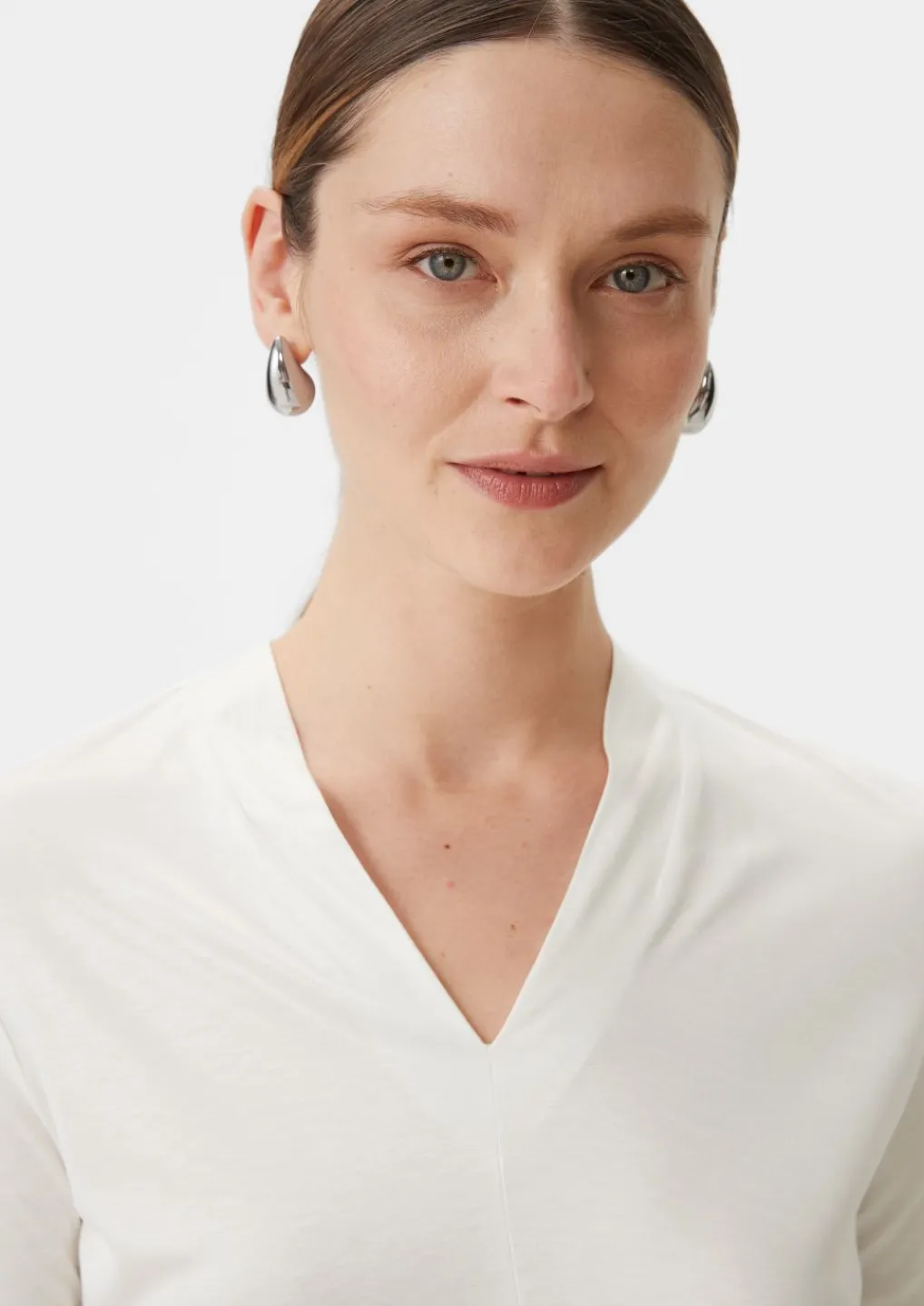 Schimmerndes Jerseyshirt aus Viskose-Comma Online