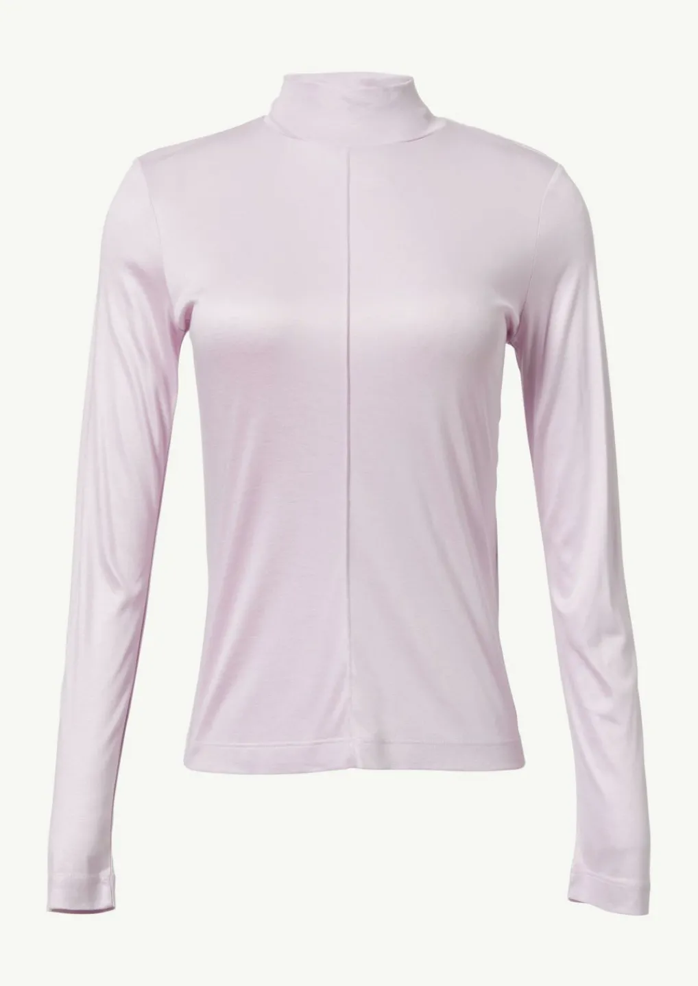 Schimmerndes Viskoseshirt mit Ziernaht-Comma Outlet