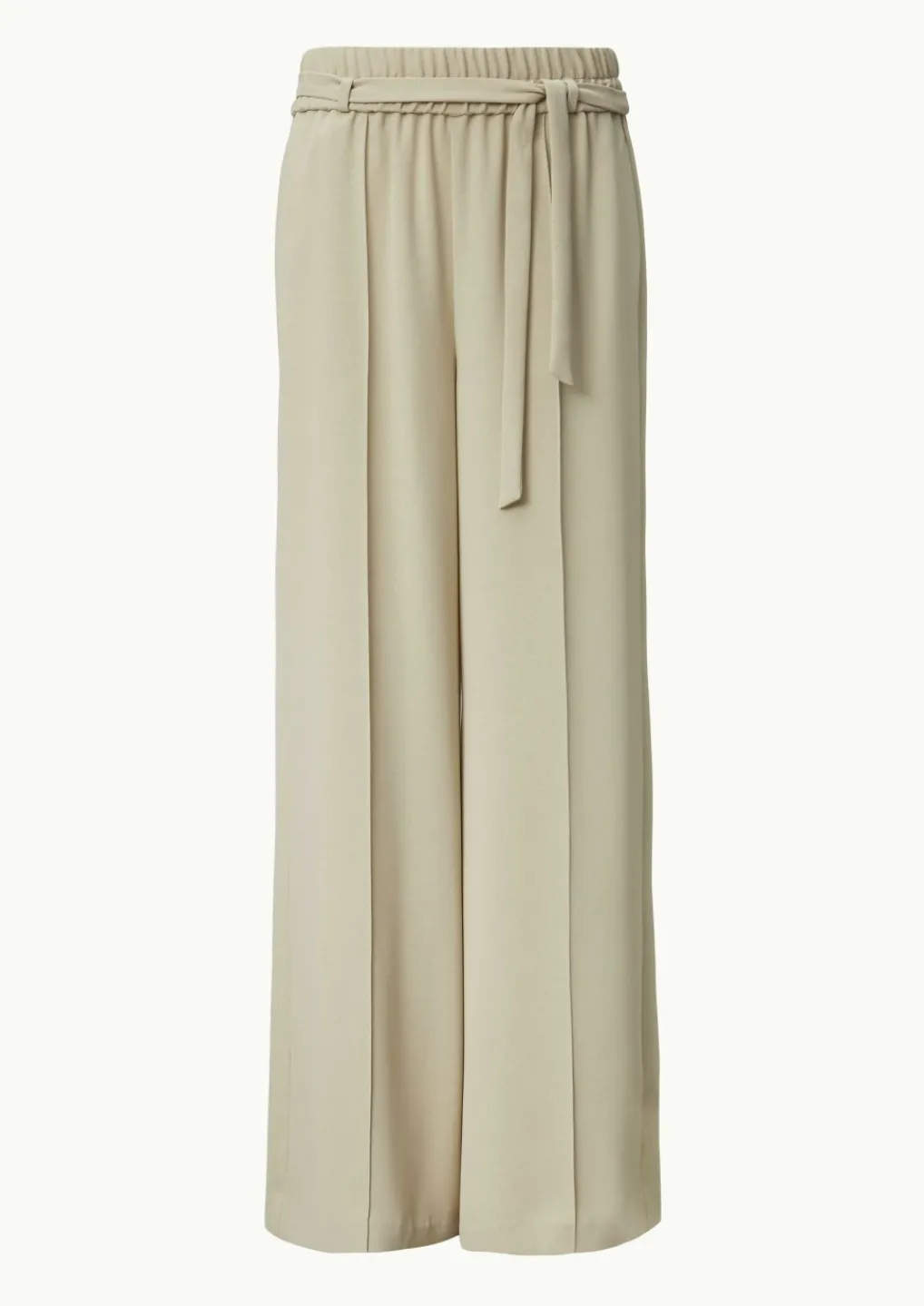 Schlupfhose mit High Rise und weitem Bein-Comma Sale