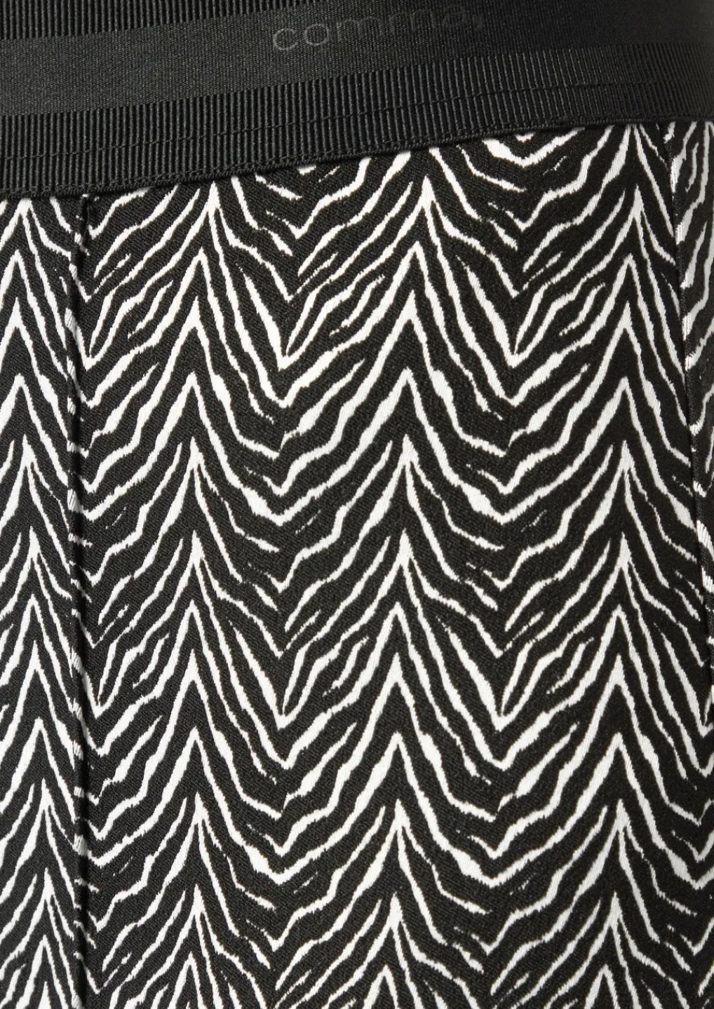 Schmale Hose aus Jacquard-Comma Hot