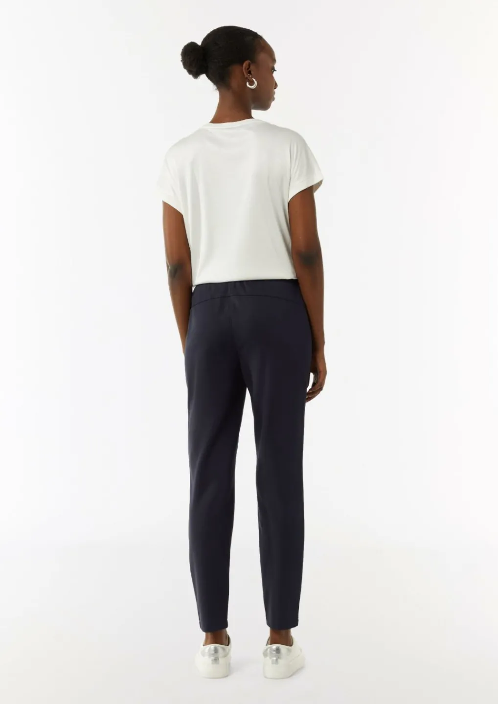 Schmale Jerseyhose mit Tunnelzug-Comma New
