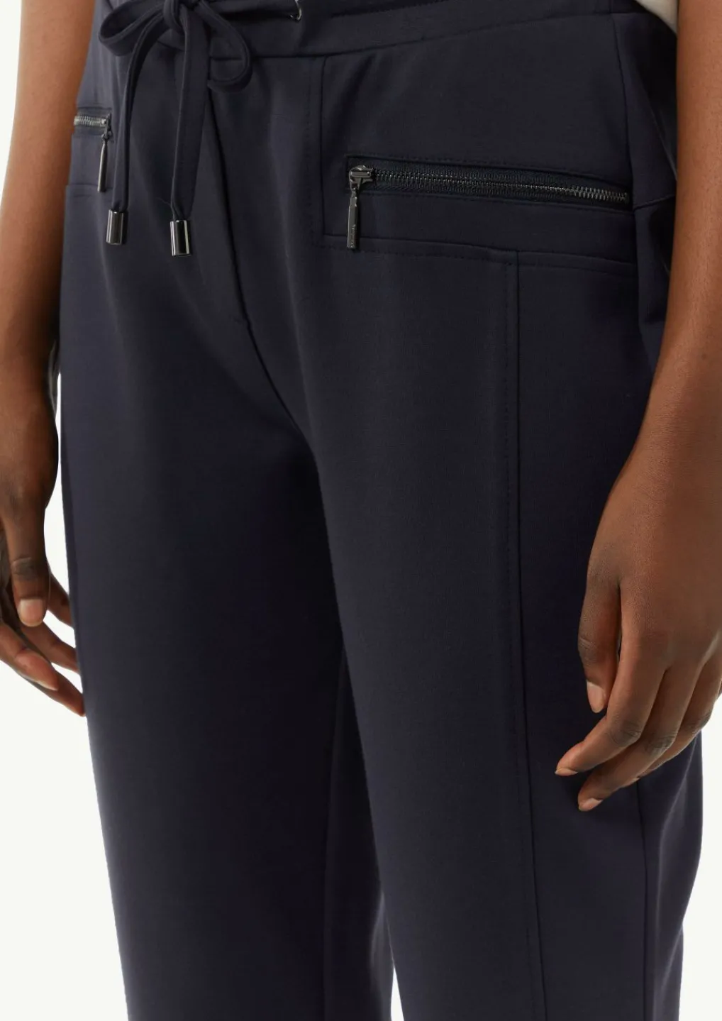 Schmale Jerseyhose mit Tunnelzug-Comma New