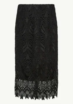 Schmaler Rock aus edler Spitze-Comma New