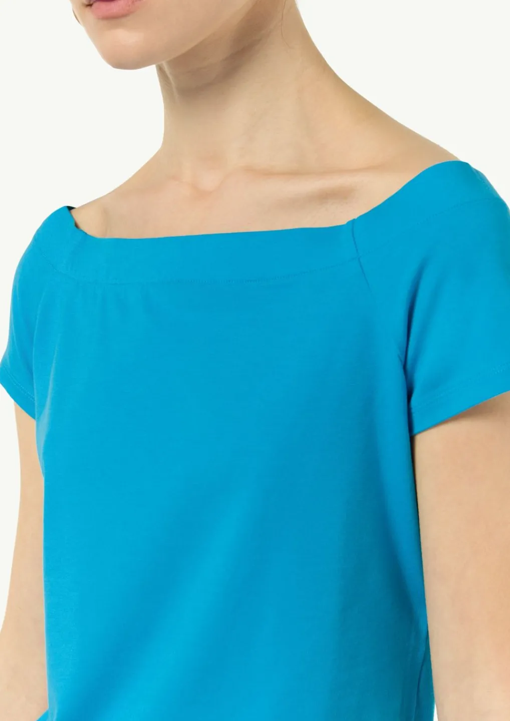 Schulterfreies Shirt aus Baumwoll-Mix-Comma New