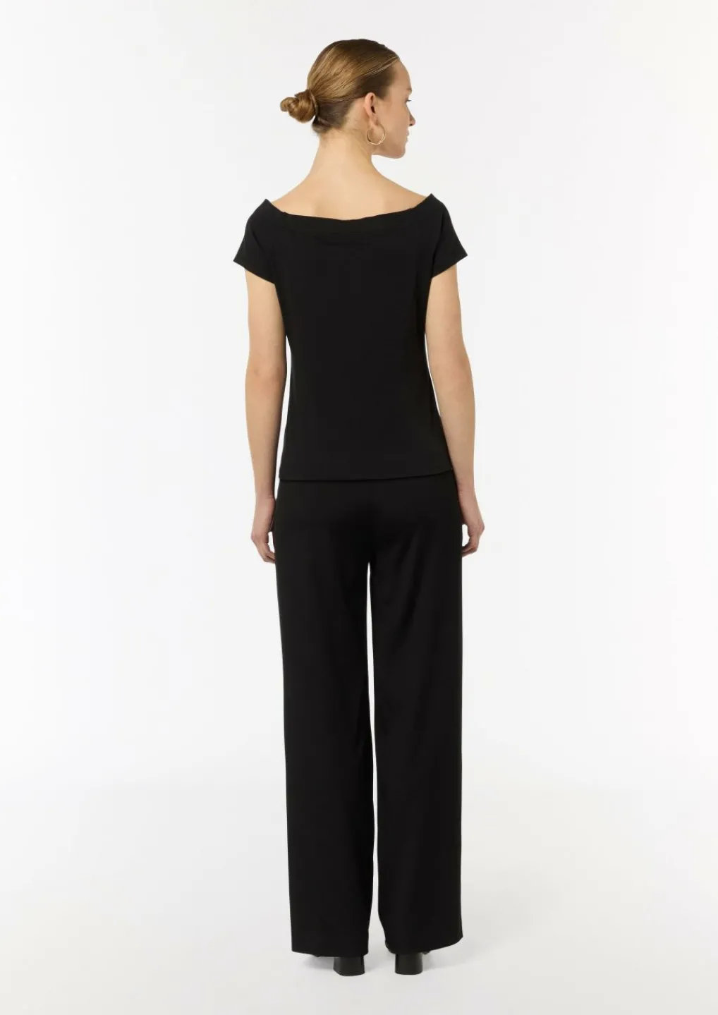 Schulterfreies Shirt aus Baumwoll-Mix-Comma Fashion
