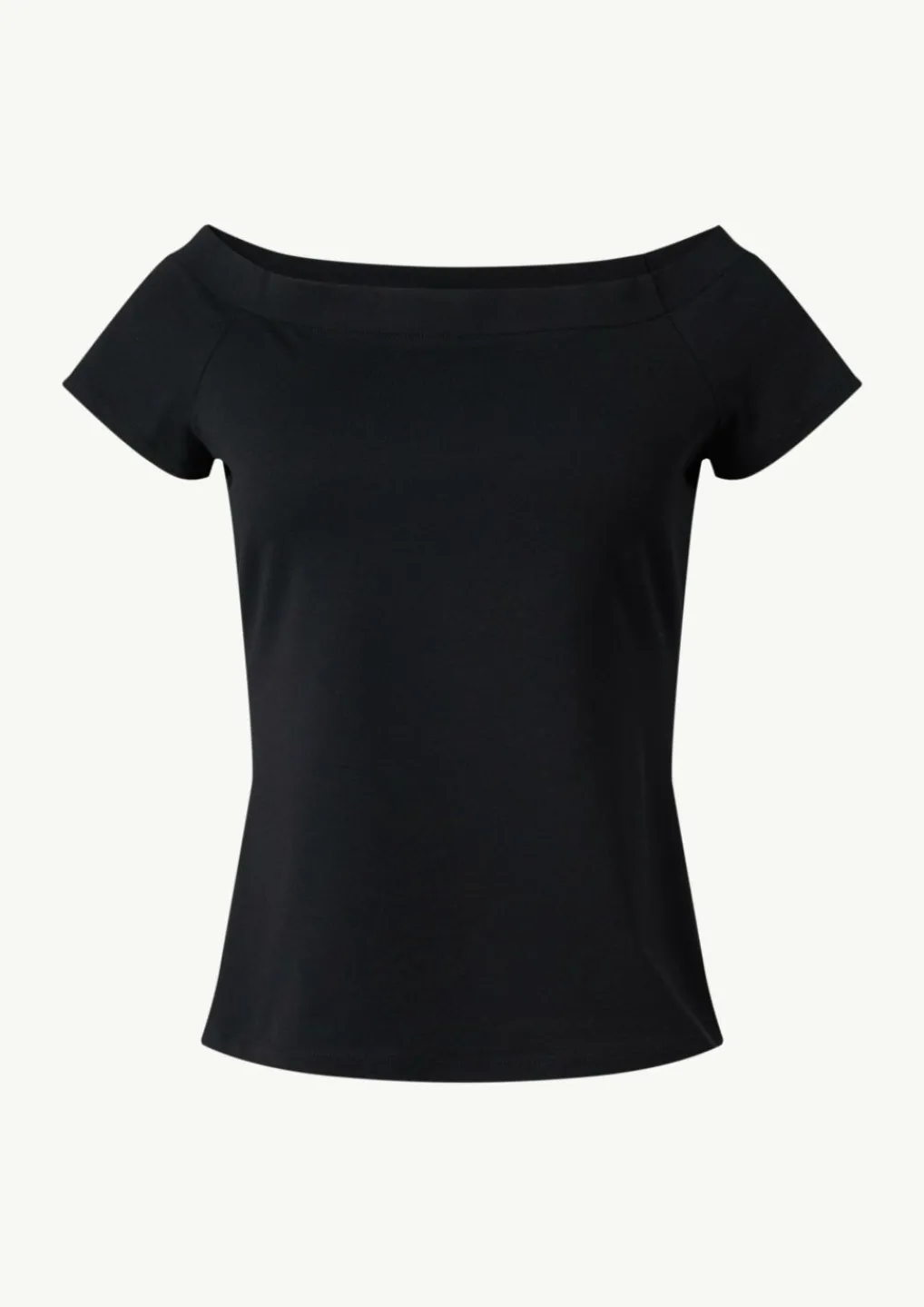 Schulterfreies Shirt aus Baumwoll-Mix-Comma Fashion