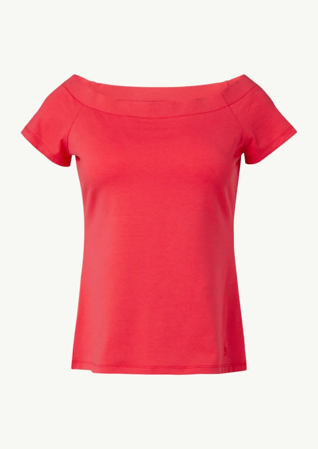 Schulterfreies Shirt aus Baumwoll-Mix-Comma Outlet